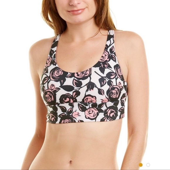 Wildfox Other - Wild Fox Floral Sports Bra w/ Strappy Back